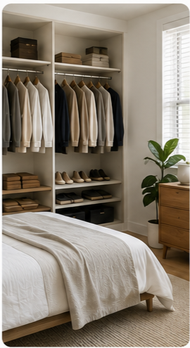 BEDROOM / CLOSET